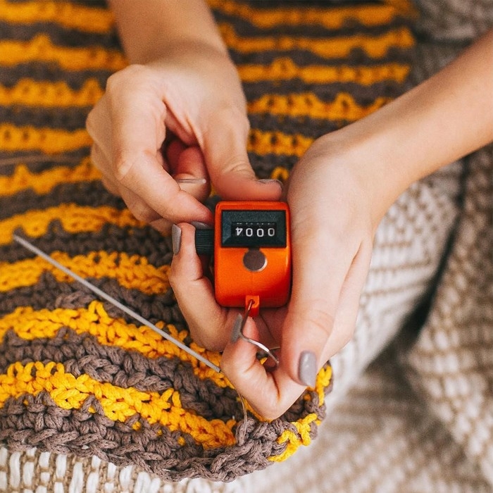 Счётчик рядов механический, цвет МИКС Счётчик рядов механический, цвет МИКС