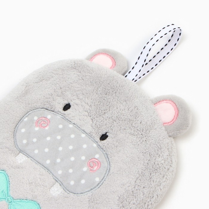 Полотенце для рук LoveLife Полотенце для рук LoveLife "Бегемот", 30х21 см, 100% пэ, микрофибра 300 г/м2