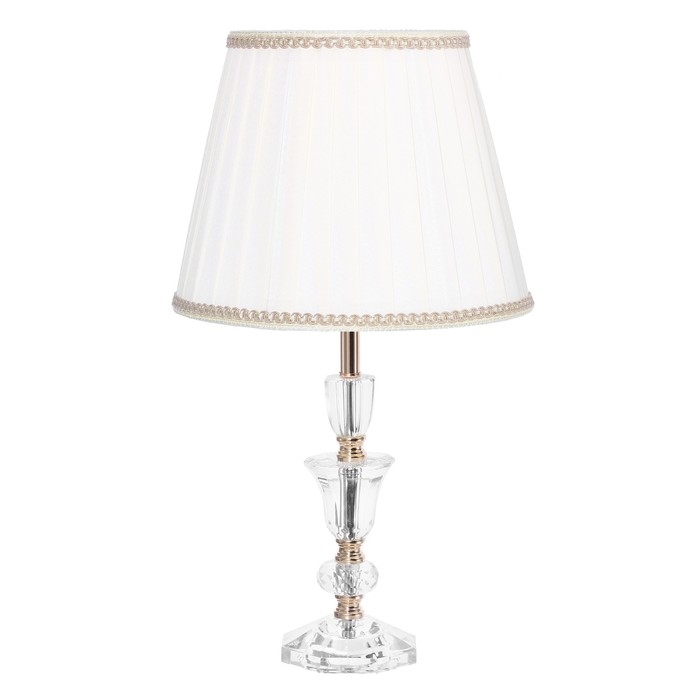 Настольная лампа "Жозефина" Е27 40Вт золото 27х27х47 см RISALUX