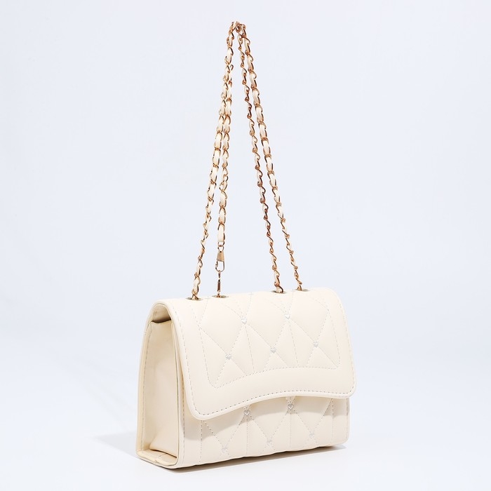 Сумка-мессенджер на магните, цвет белый Сумка-мессенджер на магните, цвет белый