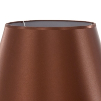 Торшер "Патрисиа" 1х15Вт Е27 со столиком черный/коричневый 40х40х157см