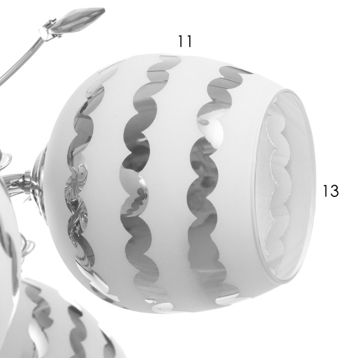 Люстра "Вивиан" 5х40Вт Е27 Хром МОДЕЛЬ: 2612358