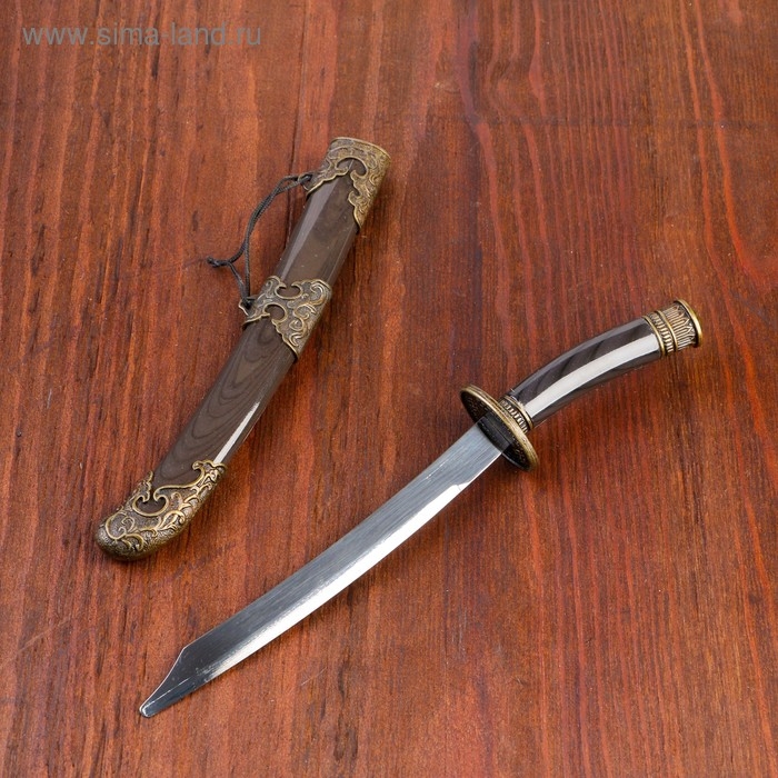 Сув. изделие катаны 2в1 на подставке, ножны дерево, шоко 18/23,5см Сув. изделие катаны 2в1 на подставке, ножны дерево, шоко 18/23,5см