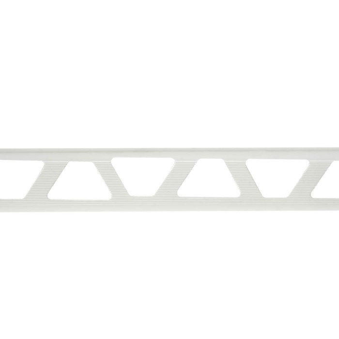 Раскладка наружная под плитку 7-8мм 2,5м "Идеал" Белая