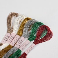 Набор металлизированных ниток мулине, 8 ± 1 м, 6 шт Набор металлизированных ниток мулине, 8 ± 1 м, 6 шт