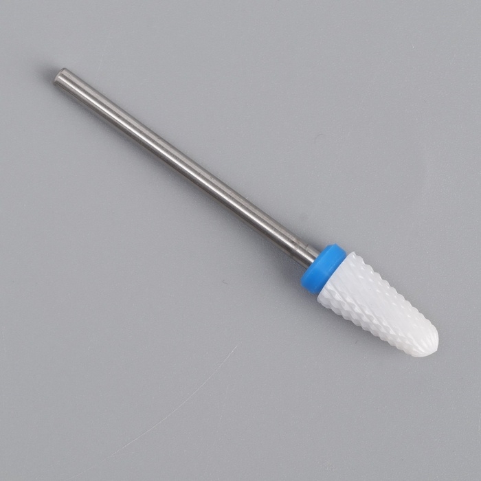 Фреза керамическая для маникюра «Конус», средняя нарезка, 6 × 13 мм, в пластиковом футляре, цвет белый Фреза керамическая для маникюра «Конус», средняя нарезка, 6 × 13 мм, в пластиковом футляре, цвет белый