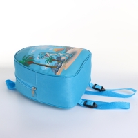 Рюкзак детский на молнии «Выбражулька», цвет голубой Рюкзак детский на молнии «Выбражулька», цвет голубой