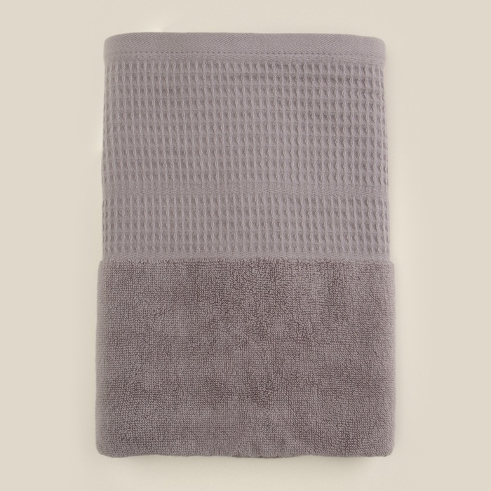 Полотенце махровое SL HOME: Waffle "Софт Мист" 100х180 см, 100% хлопок, 490 г/м2