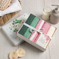 Набор махровых салфеток «Только для тебя» 30х30 см -5шт, 100% хл, 340гр/м2 Набор махровых салфеток «Только для тебя» 30х30 см -5шт, 100% хл, 340гр/м2