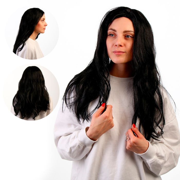 Карнавальный парик &laquo;Русалочка-брюнетка&raquo;, 140 г