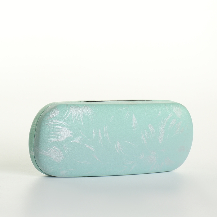 Футляр для очков на хлопушке, длина 16 см, цвет зелёный Футляр для очков на хлопушке, длина 16 см, цвет зелёный