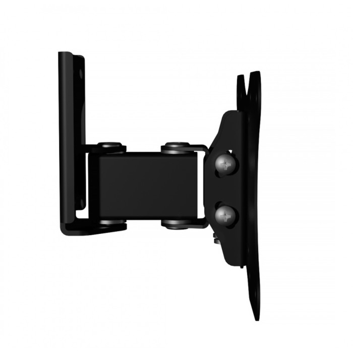 Кронштейн LE'STER LST-210.03, для ТВ,наклонно-поворотный, 10-50",60-110  мм от стены,черный