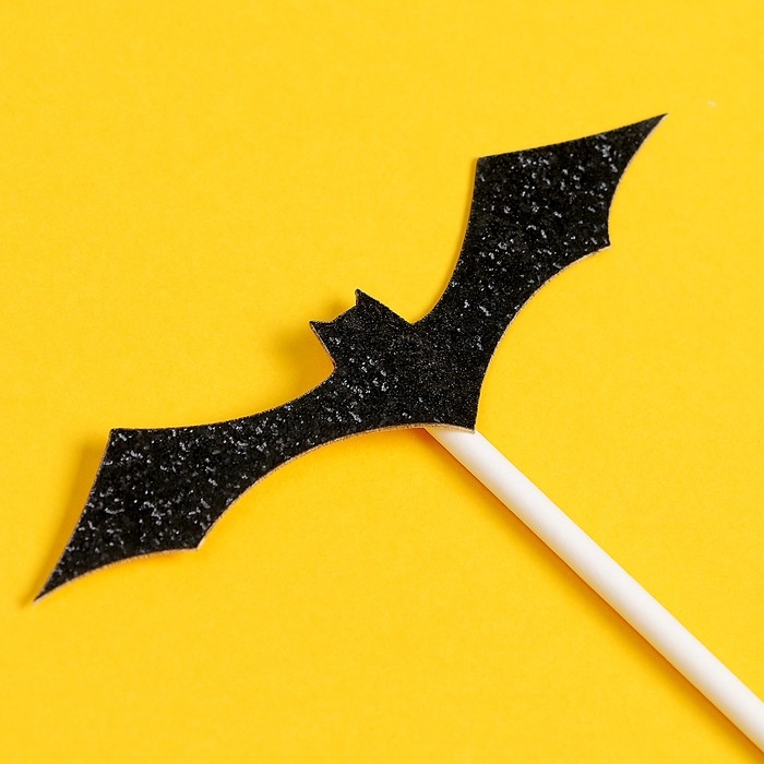 Набор топперов «Летучая мышь», в наборе 6 шт. Набор топперов «Летучая мышь», в наборе 6 шт.