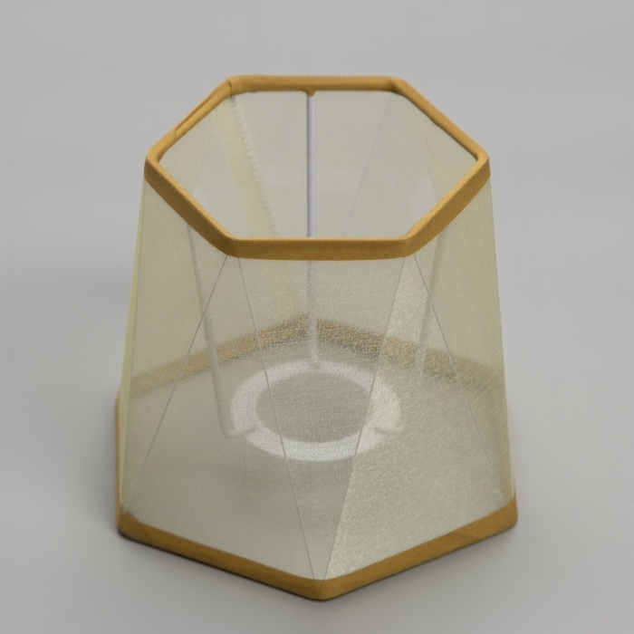 Абажур Абажур "Вуаль" E27/Е14 золото 14х16х13 см