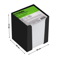 Блок бумаги для записей Стамм "Доступный офис", 9 x 9 x 9 см, 60 г/м2, в пластиковом боксе, МИКС Блок бумаги для записей Стамм "Доступный офис", 9 x 9 x 9 см, 60 г/м2, в пластиковом боксе, МИКС