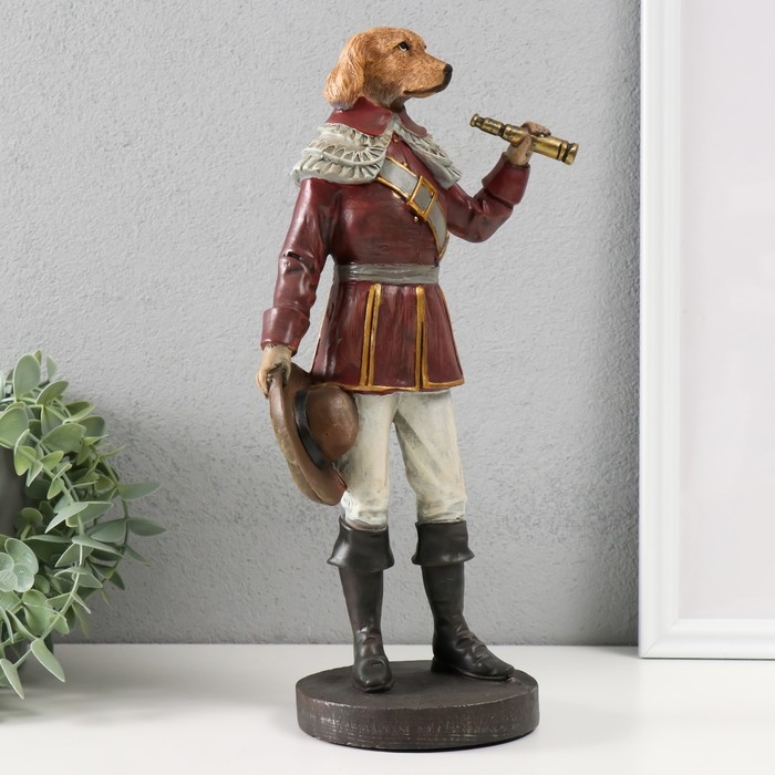 Сувенир полистоун "Пес-мушкетер" 15,5х11х31 см