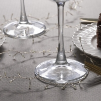 Гирлянда &laquo;Мишура&raquo; 1 м роса, IP20, серебристая нить, 100 LED, 2 режима, батарейки AAх3 (нет в комплекте), свечение белое