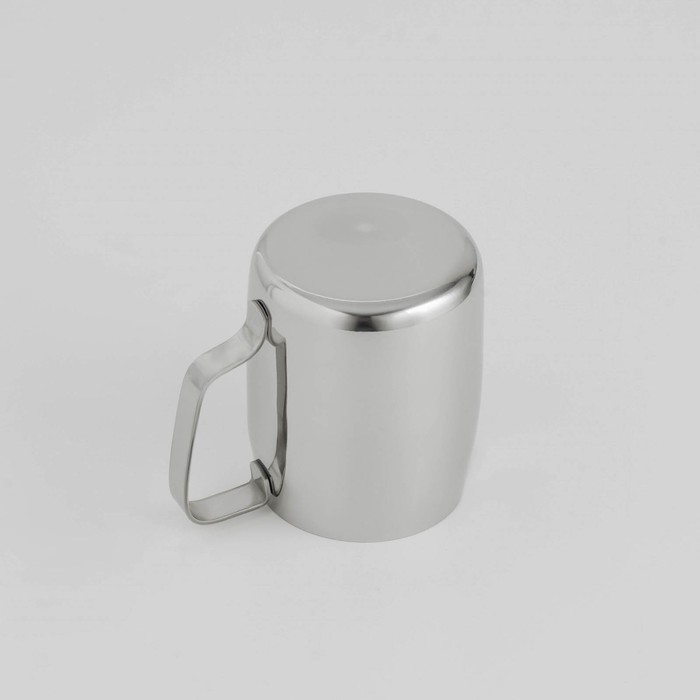 Молочник-Питчер из нержавеющей стали Доляна &laquo;Индия&raquo;, 400 мл, h=9,5 см