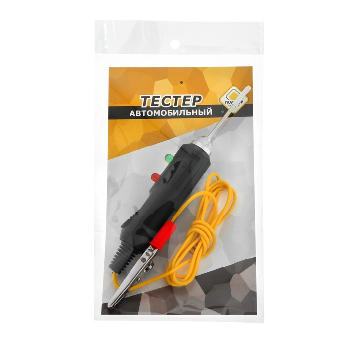 Индикатор напряжения автомобильный ГЛАВДОР с автоматическим определением полярности Индикатор напряжения автомобильный ГЛАВДОР с автоматическим определением полярности