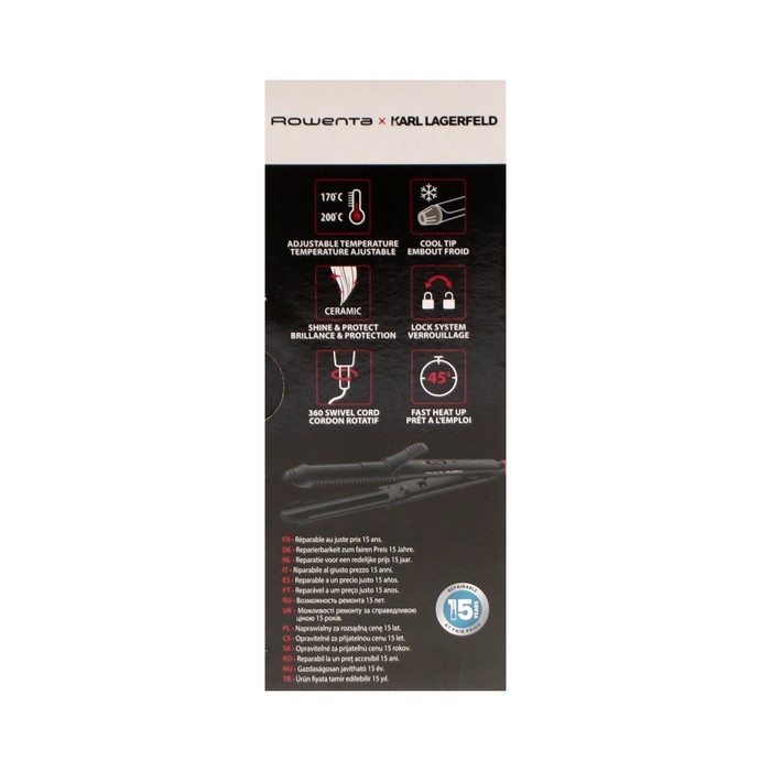 Мультистайлер Rowenta CF451LF0, 66 Вт, керамическое покрытие, d=32 мм, до 200 °C, чёрный Мультистайлер Rowenta CF451LF0, 66 Вт, керамическое покрытие, d=32 мм, до 200 °C, чёрный