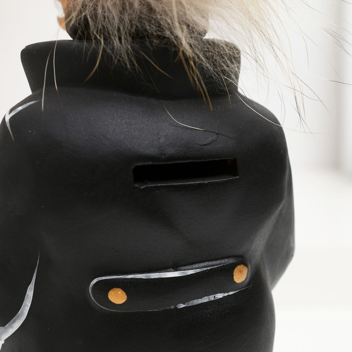 Копилка Копилка "Конь в пальто" 10х11х22см, черный