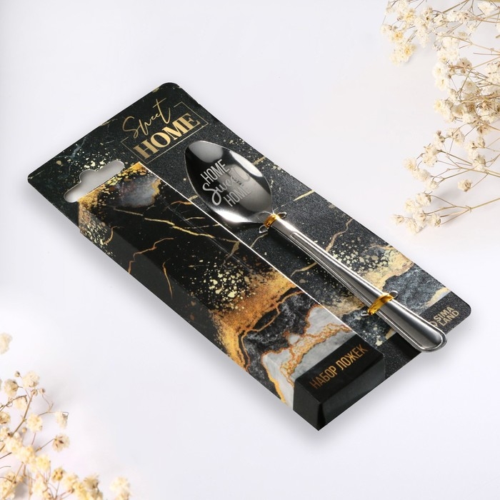 Набор чайных ложек Sweet home, 4 шт. Набор чайных ложек Sweet home, 4 шт.