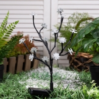 Светильник на солнечной батарее "ЭРА", "Сакура" 32 см, IP44, 16LED, 1реж, МУЛЬТИ Светильник на солнечной батарее "ЭРА", "Сакура" 32 см, IP44, 16LED, 1реж, МУЛЬТИ