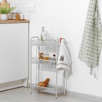 Этажерка ЗМИ &laquo;Ладья 1&raquo;, 3 яруса, 44&times;17&times;69,5 см, цвет серый