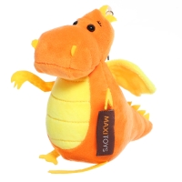 Мягкая игрушка &laquo;Дракончик&raquo;, оранжево-жёлтый животик, 13 см