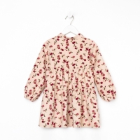 Платье детское KAFTAN "Цветы", р. 36 (134-140), бежевый Платье детское KAFTAN "Цветы", р. 36 (134-140), бежевый