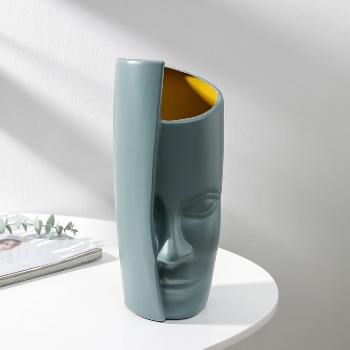 Ваза для цветов «Скульптура», 12×11,5×31 см, 2,5 л, цвет МИКС Ваза для цветов «Скульптура», 12×11,5×31 см, 2,5 л, цвет МИКС