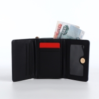 Кошелёк женский на кнопке, цвет синий Кошелёк женский на кнопке, цвет синий