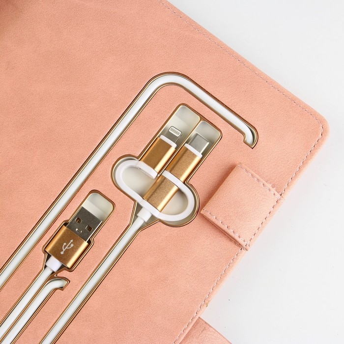 Ежедневник со встроенным зарядным устройством &laquo;Мечтай&raquo;,мод.PB-24,17,5 х 23,5 см