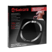 Весы напольные Sakura SA-5056W, диагностические, до 180 кг, 2хААА, белые Весы напольные Sakura SA-5056W, диагностические, до 180 кг, 2хААА, белые
