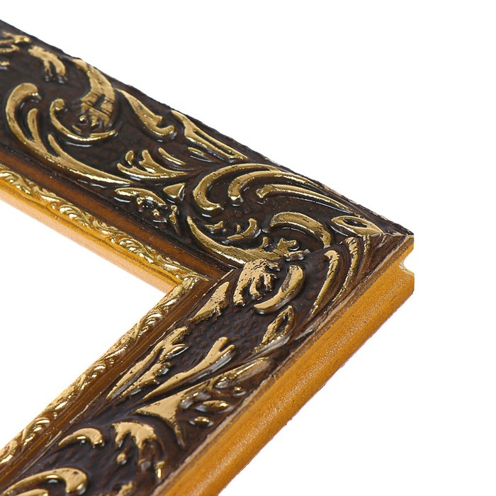 Рама для картин (зеркал) 20 х 20 х 4 см, дерево Рама для картин (зеркал) 20 х 20 х 4 см, дерево "Версаль", золотая