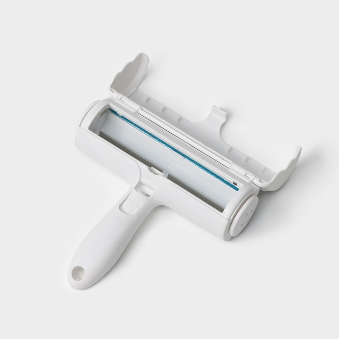 Щётка для удаления волос и шерсти Доляна, 19×18,5×5,5 см, цвет белый Щётка для удаления волос и шерсти Доляна, 19×18,5×5,5 см, цвет белый