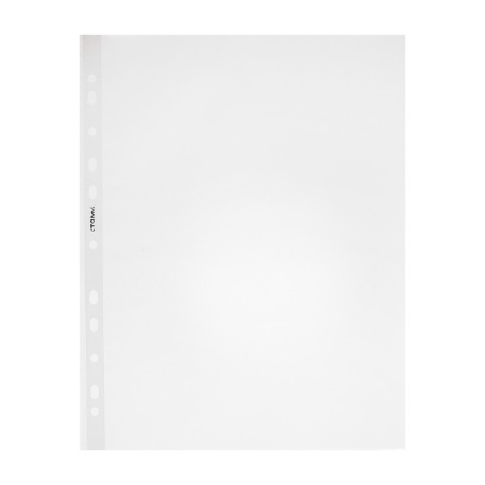 Файл-вкладыш А4, 90 мкм, Стамм, матовый, вертикальный, 50 штук Файл-вкладыш А4, 90 мкм, Стамм, матовый, вертикальный, 50 штук