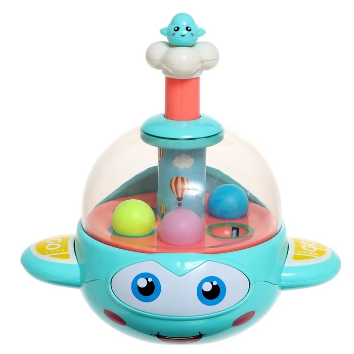 Юла &laquo;Самолётик&raquo;, цвет МИКС