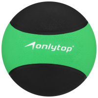 Медицинбол ONLYTOP, 2 кг, цвет зелёный Медицинбол ONLYTOP, 2 кг, цвет зелёный
