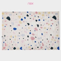 Салфетки сервировочные на стол Доляна &laquo;Мармелад&raquo;, 4 шт, 45&times;30 см, цвет белый