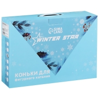 Коньки фигурные Winter Star &laquo;Снежинка&raquo;, р. 35