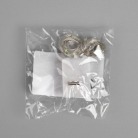 Гирлянда &laquo;Нить&raquo; 2 м роса, IP20, серебристая нить, 20 LED, 3 режима, батарейки AG13х3 (в комплекте), свечение белое