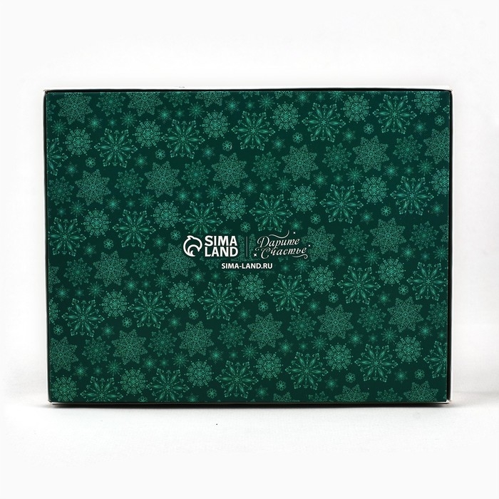Коробка складная под 12 конфет &laquo;Еловый аромат&raquo;, 14.4 х 18.4 х 3.8 см, Новый год
