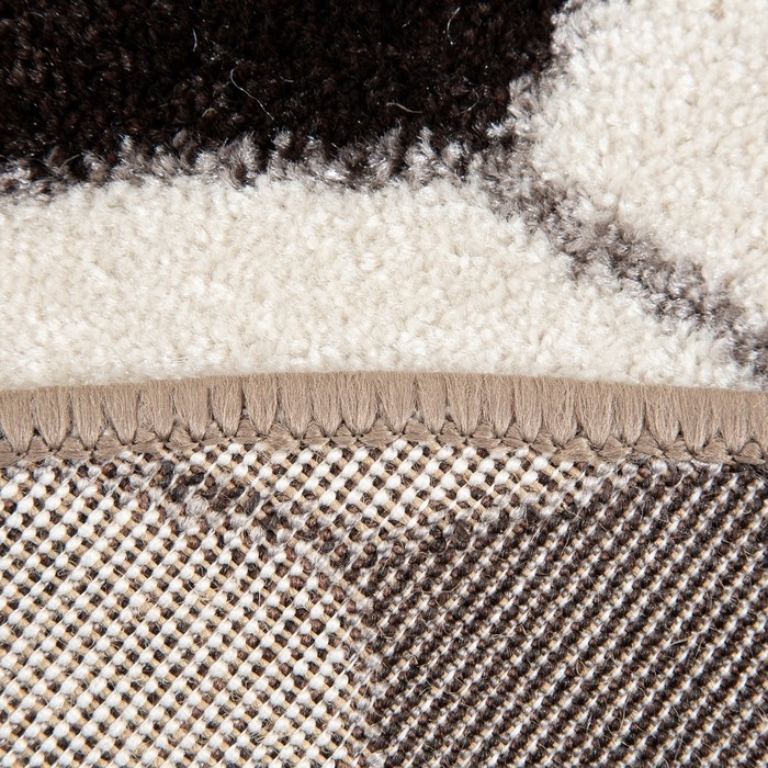 Ковер &laquo;Альфа&raquo;, круглый, 100х100 см, полипропилен 100%, джут