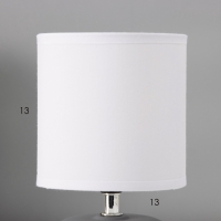 Настольная лампа "Ассенса" Е14 40вт серо-белый 13х13х22 см