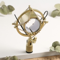 Держатель для микрофона Music Life F02, паук, d-4.5/5 см, 10,5 х 15 см, молочный