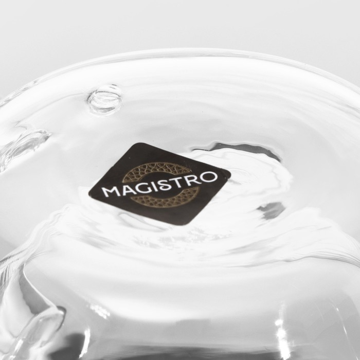 Кружка стеклянная с двойными стенками Magistro «Дуо. Грация», 200 мл, 12,5×9×7,5 см Кружка стеклянная с двойными стенками Magistro «Дуо. Грация», 200 мл, 12,5×9×7,5 см