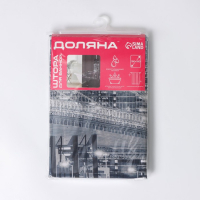 Штора для ванны Доляна «Манхэттен», 180×180 см Штора для ванны Доляна «Манхэттен», 180×180 см