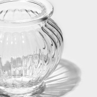 Банка стеклянная для сыпучих продуктов Доляна &laquo;Галерея&raquo;, 300 мл, 9,5&times;13 см