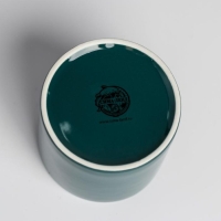 Горшок для цветов керамический с тиснением, кашпо &laquo;Цветочный сад&raquo;, 8 х 7,5 см